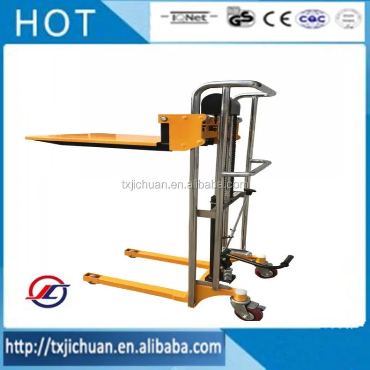JICHUAN Lightweight Hand Pallet Stacker SDDJ850/1100/1300/1500/1700 400kg Load Capacity — image 5