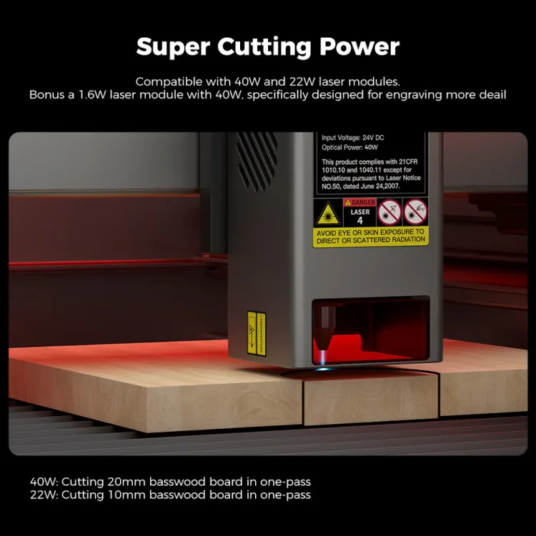 Creality Falcon2 Pro Enclosed Laser Engraver Cutter 40W — image 4
