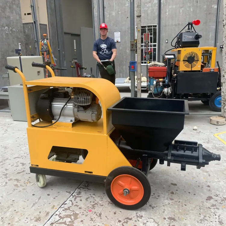 Putty Concrete Mixer Mortar Plastering Spray Pump Machine — image 1
