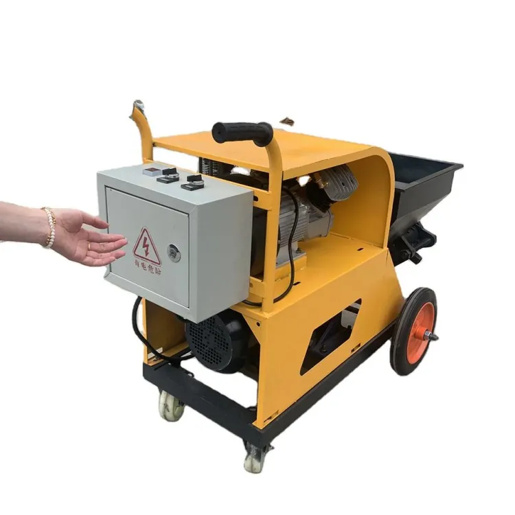 Putty Concrete Mixer Mortar Plastering Spray Pump Machine — image 3