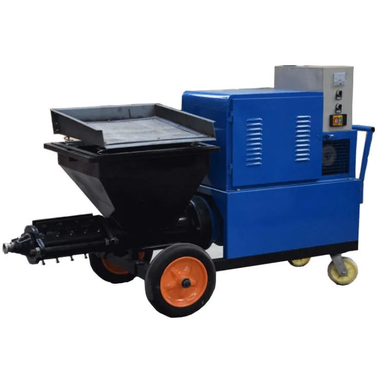 Putty Concrete Mixer Mortar Plastering Spray Pump Machine — image 4