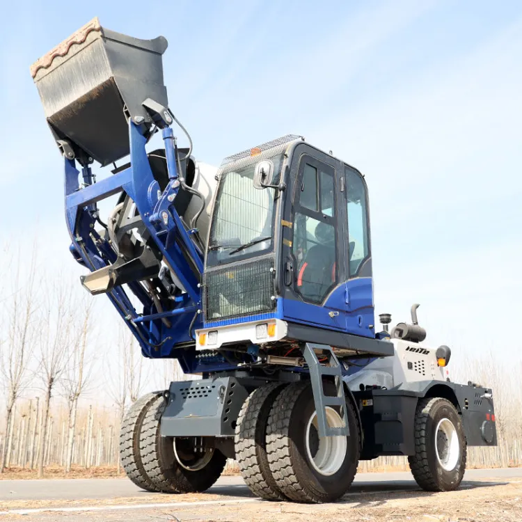 Concrete Transit Self Loading Concrete Mixer Truck Mini Diesel Self Loading Mobile Concrete Mixer Trucks — image 7