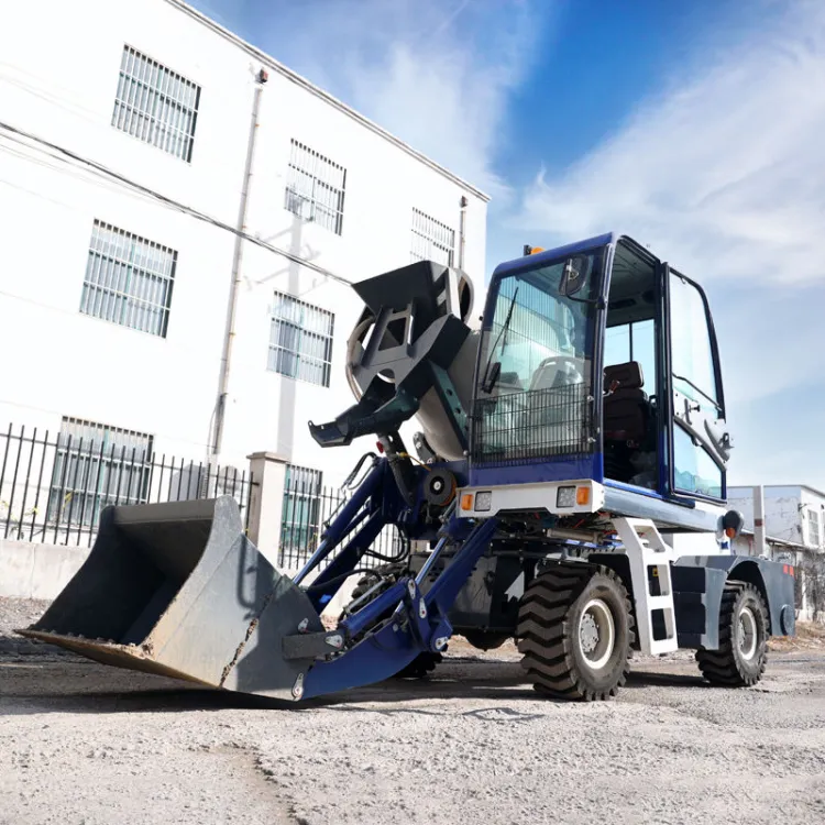 Concrete Transit Self Loading Concrete Mixer Truck Mini Diesel Self Loading Mobile Concrete Mixer Trucks — image 8