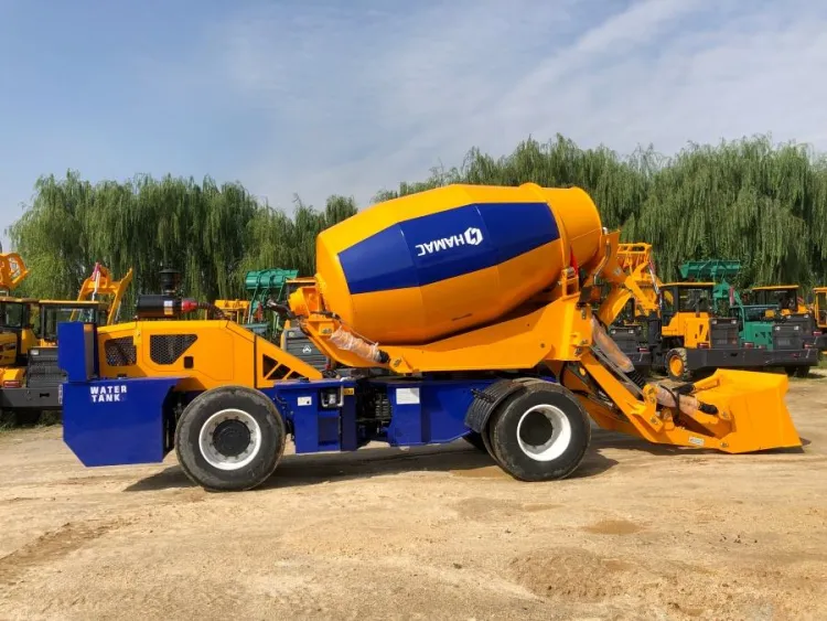 HAMAC 3.5 Cubic Meters Mobile Portable Self Loading Cement Concrete Mixer Truck — image 2