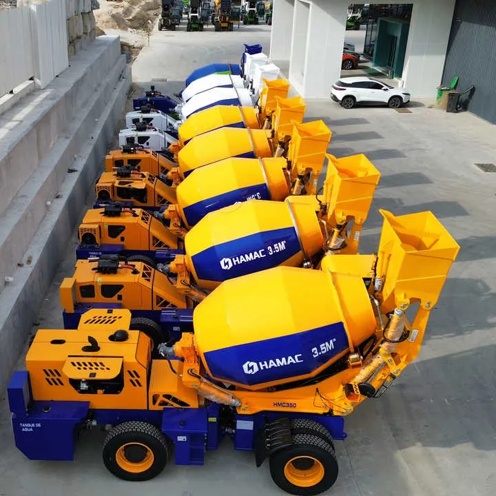 HAMAC 3.5 Cubic Meters Mobile Portable Self Loading Cement Concrete Mixer Truck — image 4