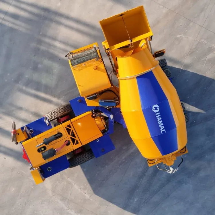 HAMAC 3.5 Cubic Meters Mobile Portable Self Loading Cement Concrete Mixer Truck — image 6