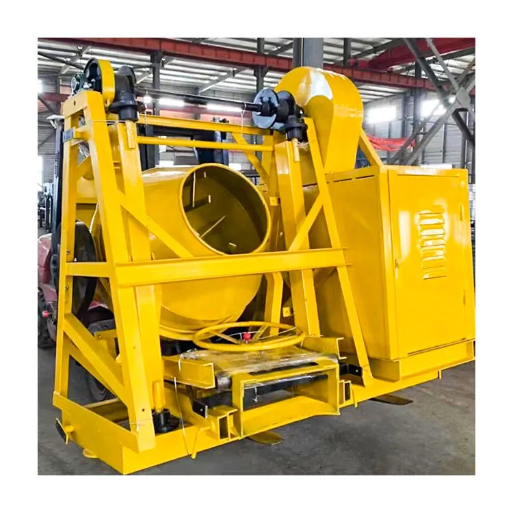 Brand 500L Cement Mixer for Construction Self-Dumping Diesel Manual Unloading Pump Motor Engine Core Components for Concrete — image 2