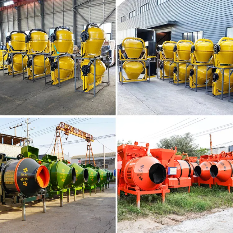Custom Small Gasoline Concrete Mixer High Performance 500L 2-Wheel Mobile Concrete Mixing Machine — image 5
