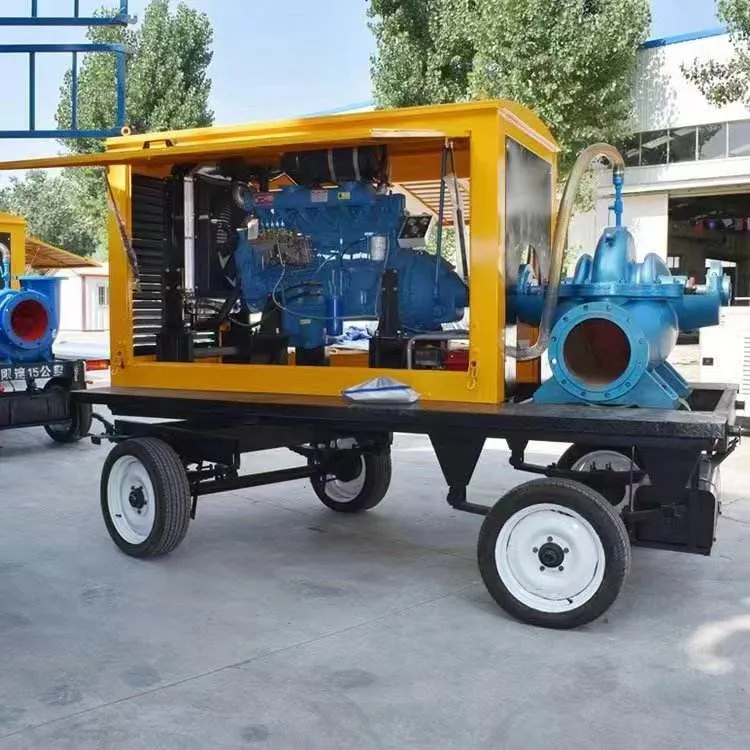 High flow agricultural irrigation double suction centrifugal pump — image 4