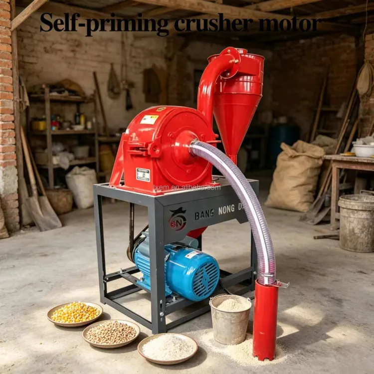TX Multi Grain Grinding Machine Engine Corn Grinder for Animal Wheat Rice Soybean Crushing Machine Farm Feed Mill for Small Farm — image 1