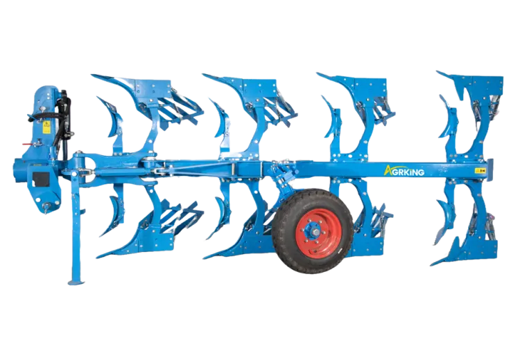 Agrking Farming Equipment Hydraulic Furrow Plow with Bearing Tractor Hitch Reversible Share Plough Long Service Life — image 3