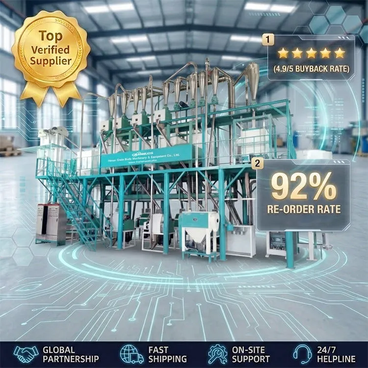 50T Automatic Maize Flour Production Line Industrial Maize Meal Milling Machine for Africa Market — image 3