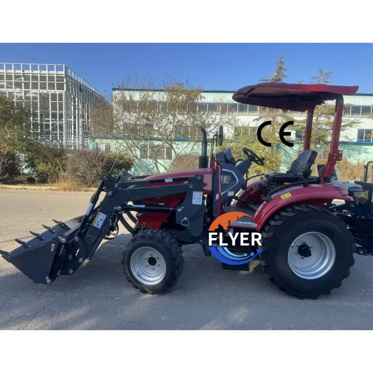 Multifunctional 30hp 4wd Farm Tractor Agricultural Machine with Front End Loader and Backhoe for — image 5