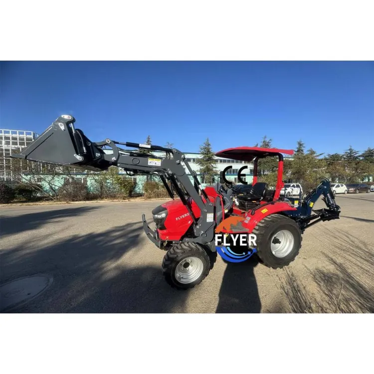 Multifunctional 30hp 4wd Farm Tractor Agricultural Machine with Front End Loader and Backhoe for — image 6