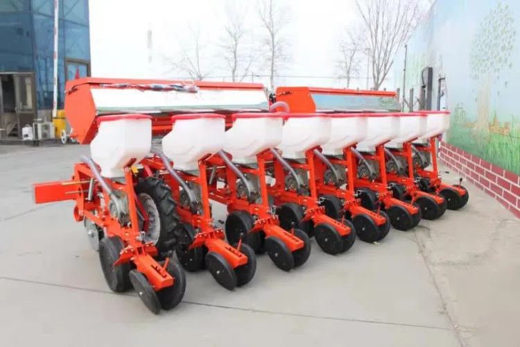 4 Row Corn Seeder Fertilizer Machine Tractor Driven with Gearbox As Core Component — image 4