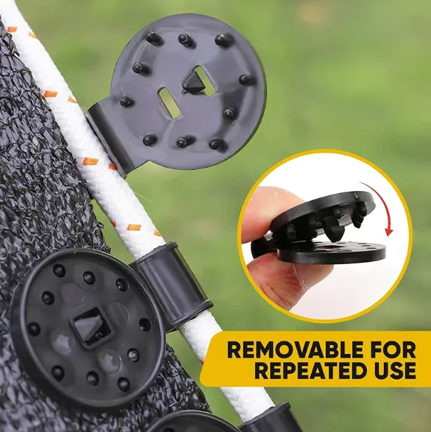 Greenhouse Accessories Snap-In Sunshade Net Fixing Clip Sunscreen Net Clip Garden Supplies for Horticultural Agricultural — image 5