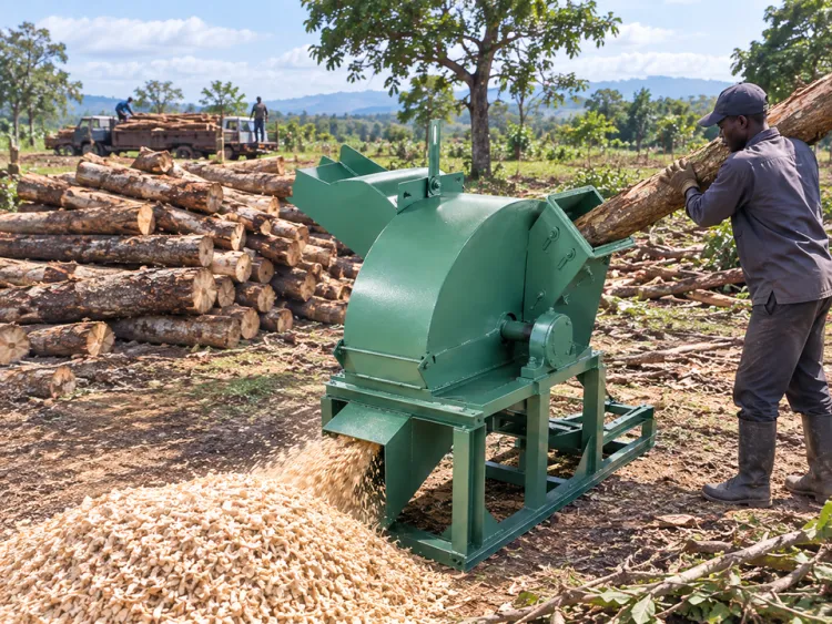 Farm Machinery Dealer MX-500 Mushroom Wood Grinder 180x210mm Feed Opening Pure Copper Motor — image 4