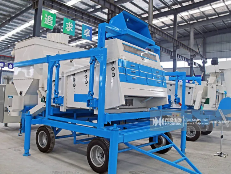 Manufacturers Mobile Paddy Cleaning Machine Rice Seed Cleaner Beans Cleaning Machine with Air Recycling Asiprator Seed Separator — image 4