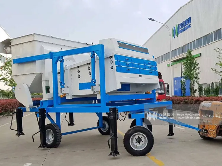 Manufacturers Mobile Paddy Cleaning Machine Rice Seed Cleaner Beans Cleaning Machine with Air Recycling Asiprator Seed Separator — image 5