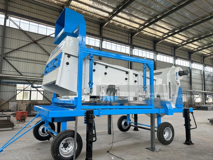 Manufacturers Mobile Paddy Cleaning Machine Rice Seed Cleaner Beans Cleaning Machine with Air Recycling Asiprator Seed Separator — image 6