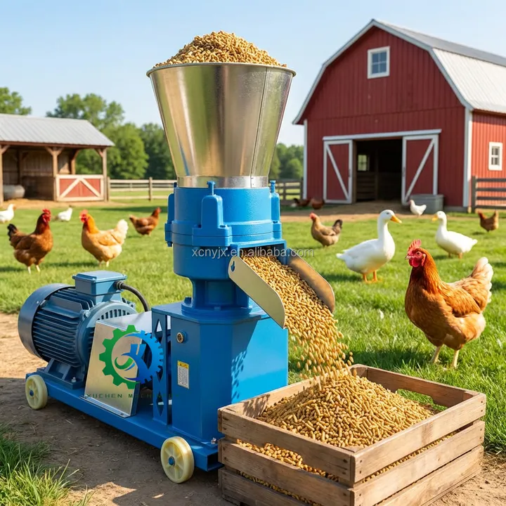Feed Pellet Mill Machine with 2.5/3/4/6mmMolds for Various Animal Feed Production Poultry Livestock Pelletizer — image 7