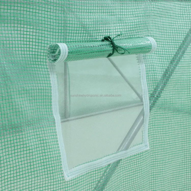 Foldable Mini Backyard Vegetable & Strawberry Greenhouse Single-Span Agricultural Design PE Film Cover Large Size Greenhouses — image 2