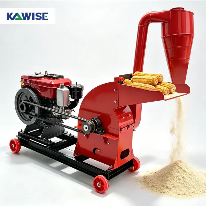 Diesel Powered Feed Hammer Mill Machine for Corn Maize Grain Grinding and Animal Feed Processing — image 7