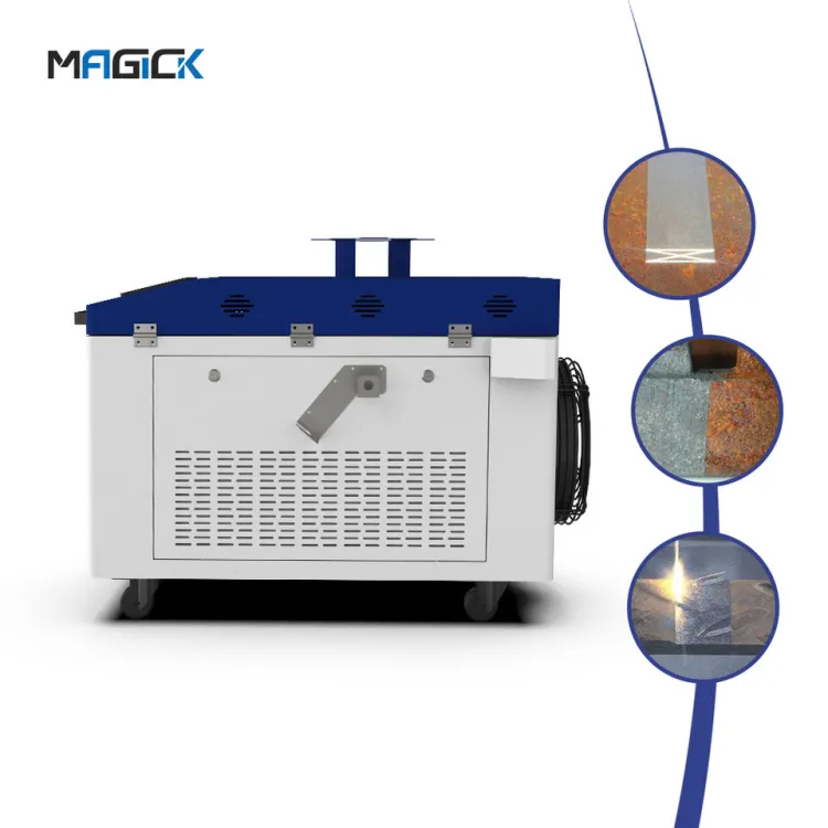 1500w 2000w 3000w Mini Fiber Removal Metal Rusty Laser Metal Surface Welding Cutting Cleaning Machine 4 in 1 — image 2