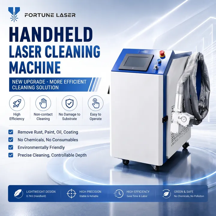 1500W Laser Cleaner Handheld Portable Laser Cleaning Machine Metal Stainless Steel Rust Removing Car Repair Paint Removal — image 2