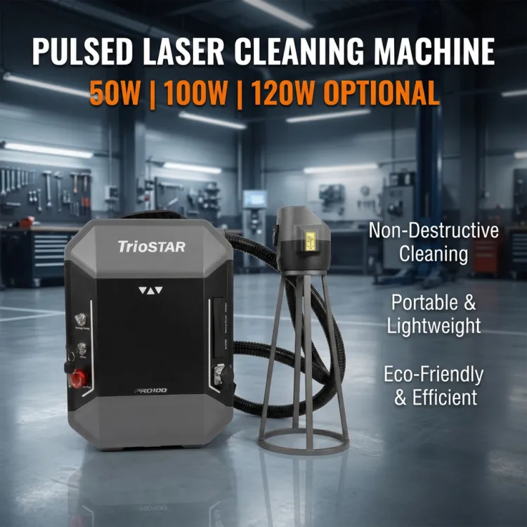 Professional Metal Surface Treatment Machine for Rust Paint Oxide Removal |Portable Laser Cleaning Solution — image 1