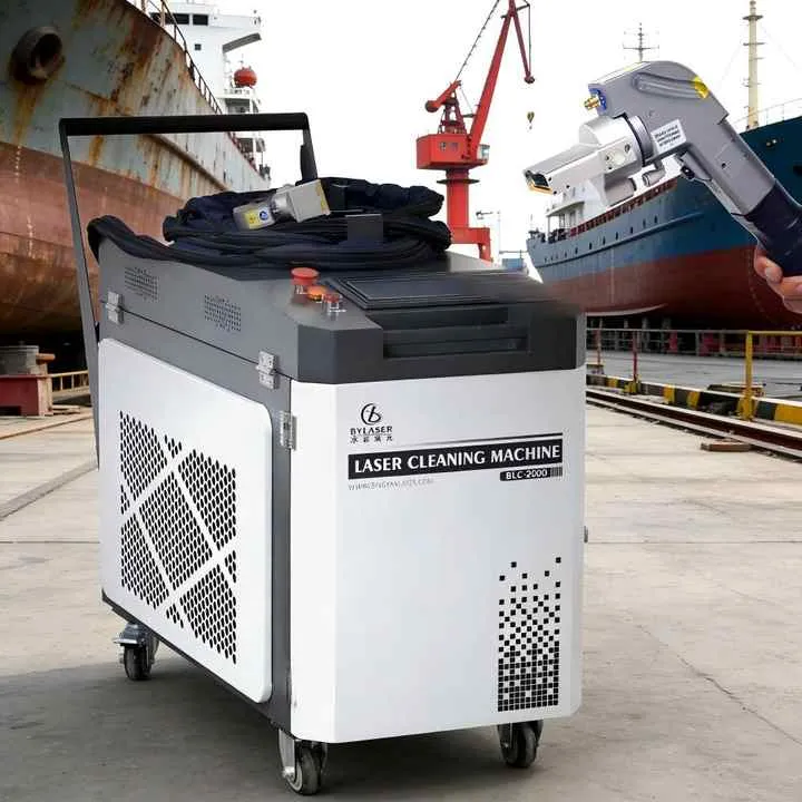 High Efficiency 3000W Continuous Portable Fiber Laser Cleaning Machine for Industrial Metal and Wood Rust Removal — image 7