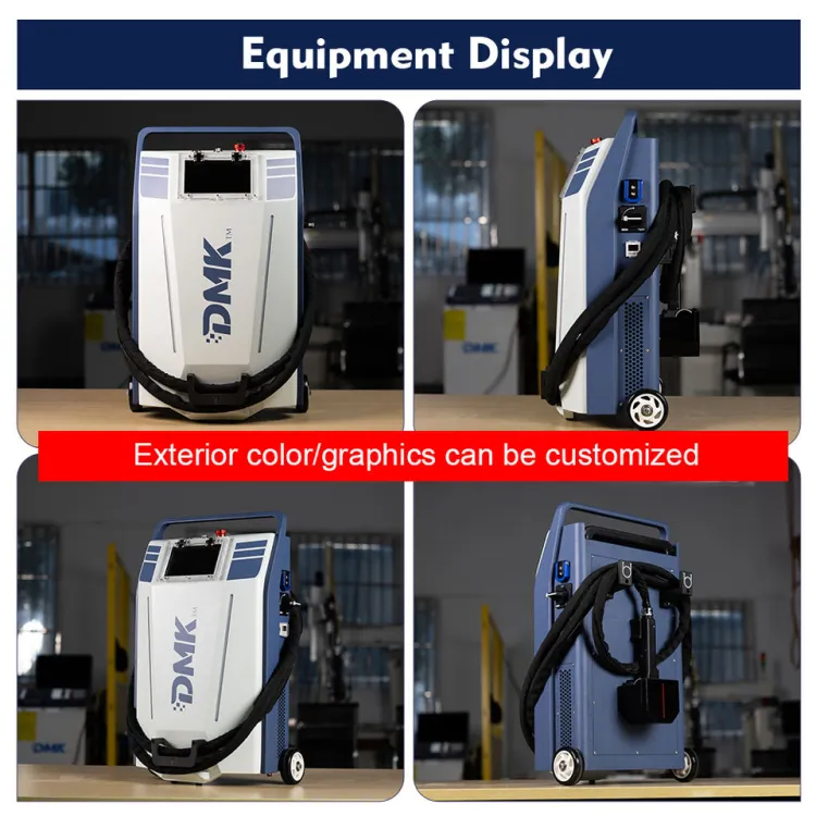 Portable DMK GT-500 Trolley Mounted Pulsed Laser Cleaning Machine for Industrial Metal Rust & Paint Removal — image 5