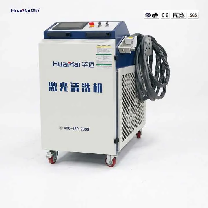 High Efficiency Fiber Laser Portable Rust Removal Machine for Metal Shipbuilding Steel Structure Maintenance — image 1