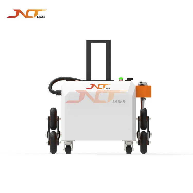 Industrial 500W Fiber Laser Cleaning Equipment 1-4000kHz Frequency Air-Cooled Trolley-Mounted Laser Cleaner for Metal Wood Paint — image 2