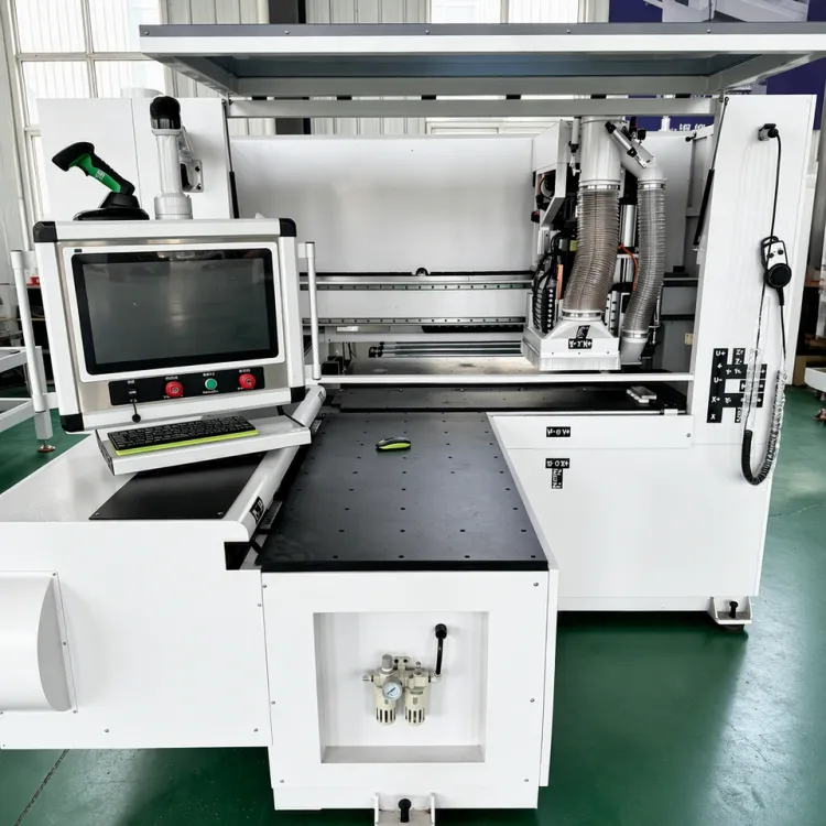 CNC Six-Sided Woodworking Drilling Machine with Engine & Motor 18000RPM 380V Container Can Install 5 Units Dismantling Machine — image 4