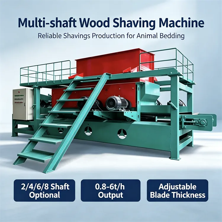PD Wood Shaver Machine 15000W 380V 500kg-1.5t/h Capacity Multifunctional for Wood Logs and Packing Filler — image 4