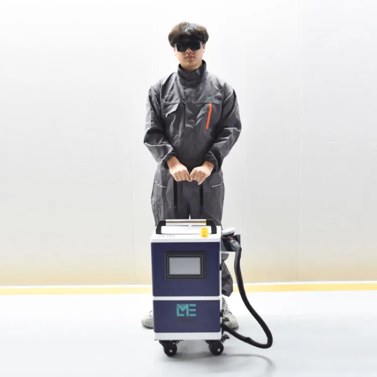 100w200W300W500W JPT Max Raycus Pulse Laser Cleaning Machine Wood Metal Stone Laser Cleaning Device Paint Removal Wood — image 2