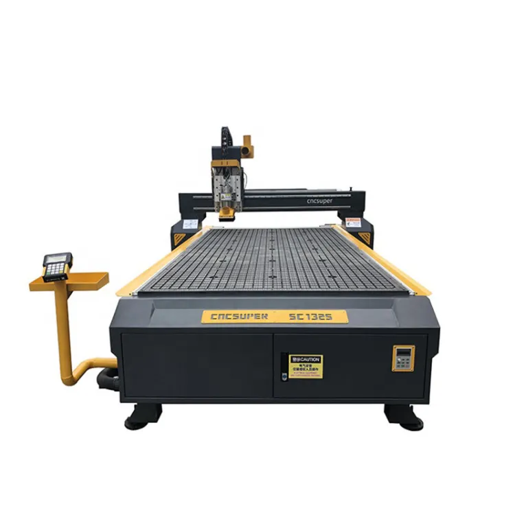Professional Woodworking Machine 1300*2500mm 3 Axis 4 Axis Cnc Router Machine 1325 Wood Router for Wood and Aluminum — image 3