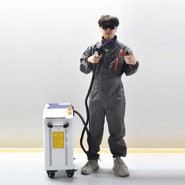 Wood Stripping Fiber Laser Cleaning Rust Removal Machine for Metal Wood Varnish Painting Cleaner — image 7