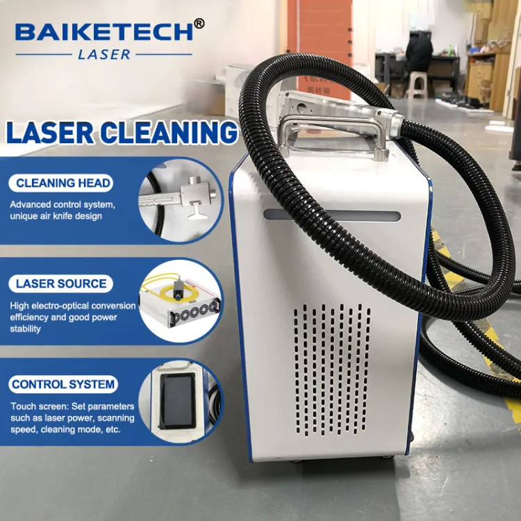Laser Cleaning Machine to Remove Rust and Paint Portable High-powered Industrial Laser Wood Cleaning Machine — image 5