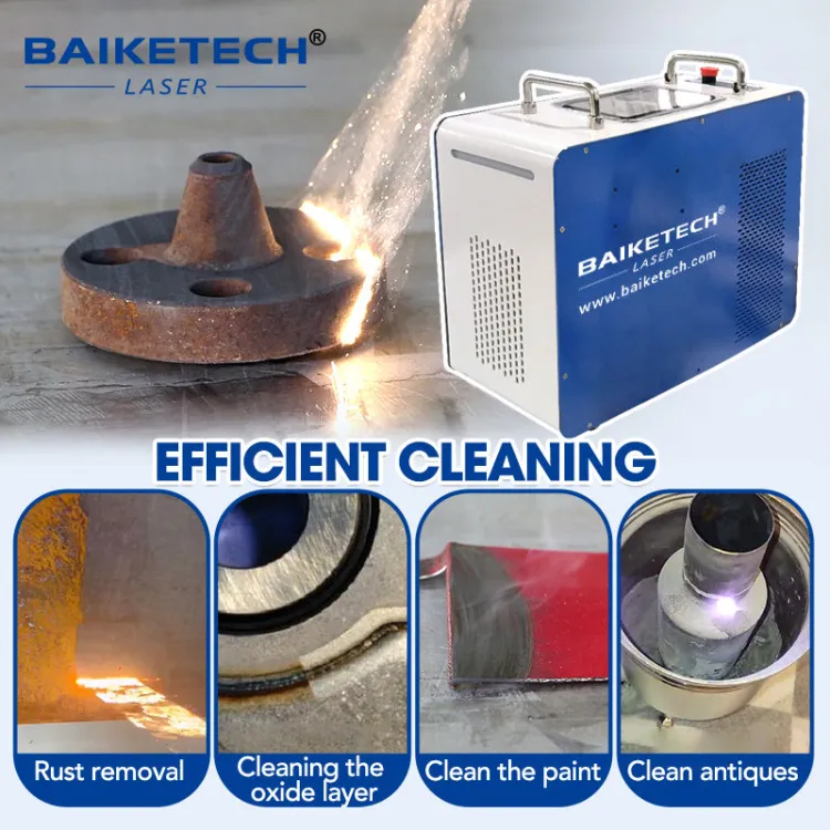 Laser Cleaning Machine to Remove Rust and Paint Portable High-powered Industrial Laser Wood Cleaning Machine — image 6