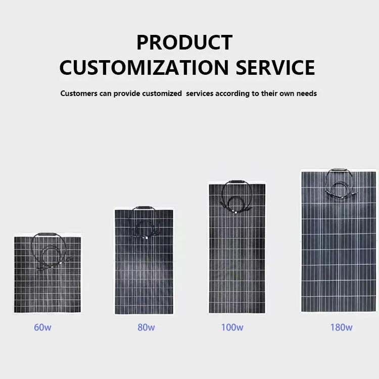 60w 80w 100w 120w 180w Bougerv Cigs Flexible Solar Panel Semi Flexible Solar Panels — image 4