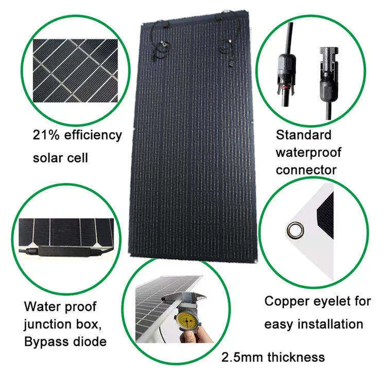 60w 80w 100w 120w 180w Bougerv Cigs Flexible Solar Panel Semi Flexible Solar Panels — image 5