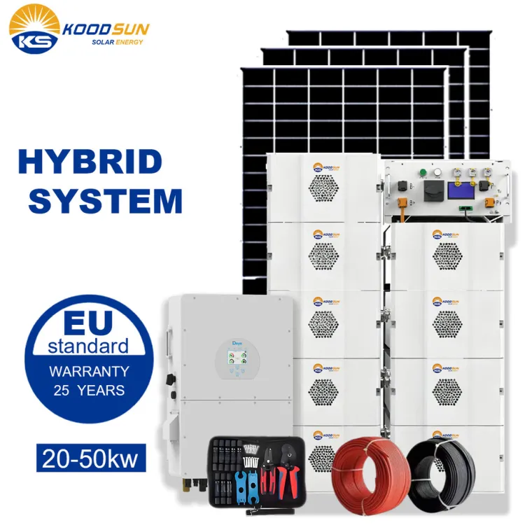 Deye Solar Kit 30Kw Hybrid Solar Power System With Solar Panels for C&I Use — image 1