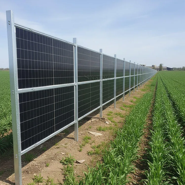 Efficient Power Solution Vertical Structure PV Panel Fence for Farm | Bifacial Solar Fencing System — image 1