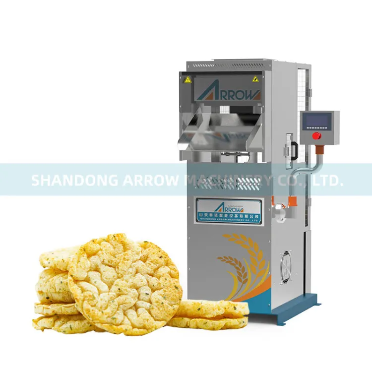 Electric Automatic Puffed Rice Cakes Making Machine Grain Cakes Production Line with Touch Control and 304 Stainless Steel — image 2