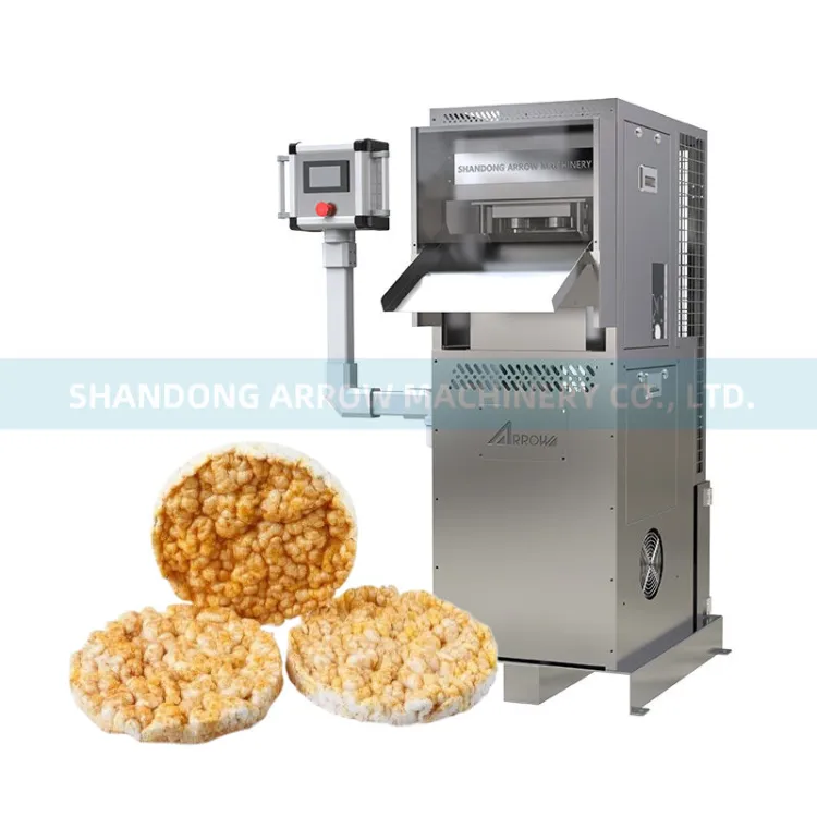 Electric Automatic Puffed Rice Cakes Making Machine Grain Cakes Production Line with Touch Control and 304 Stainless Steel — image 3