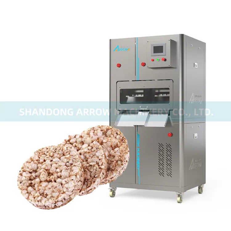 Electric Automatic Puffed Rice Cakes Making Machine Grain Cakes Production Line with Touch Control and 304 Stainless Steel — image 4