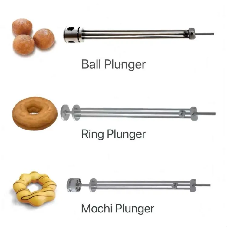 No Electricity T102RQ Gas Desktop Mechanical Flower Ball Ring Donut Maker Multi-function Fryer Frying Doughnut French Fries — image 1