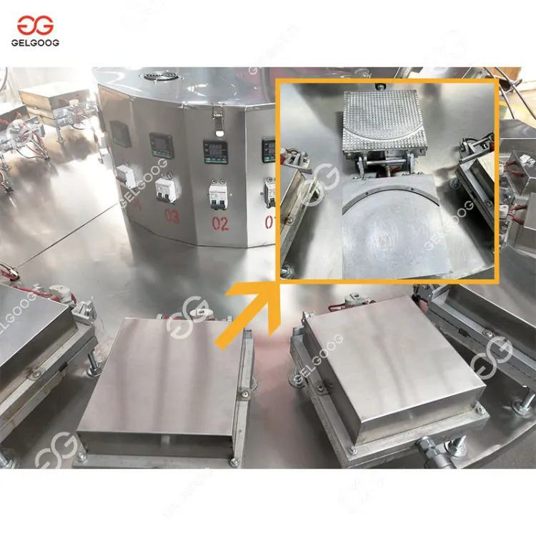 Semi Industrial Gas Customized Ice Cream Cone Baker Roller Korean Egg Roll Cone Maker 15 cm Butter Crisp Waffle Cone Machine — image 4